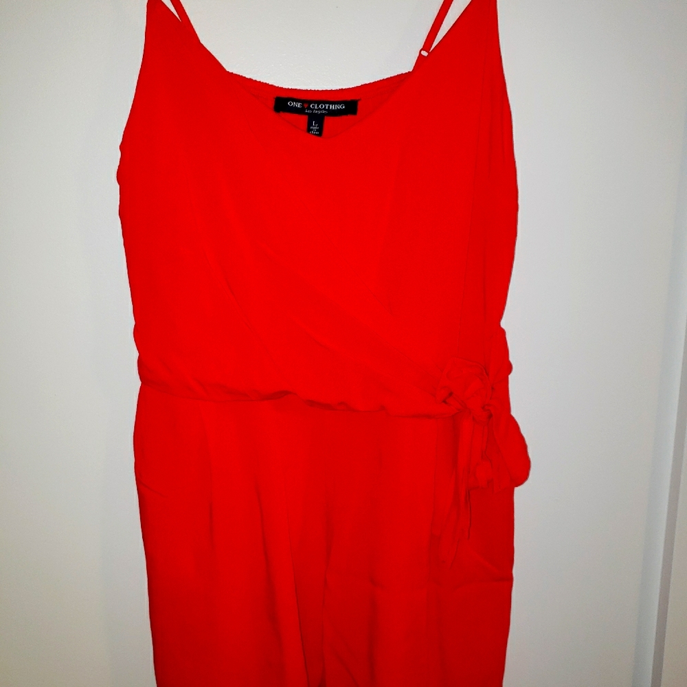 Orange Romper